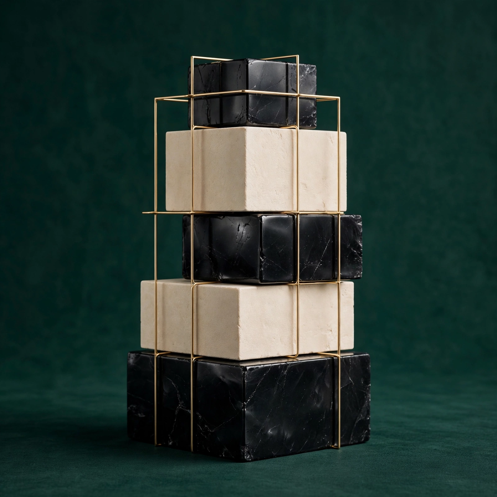 Precisely stacked architectural blocks representing a strong business foundation